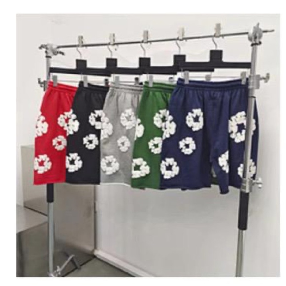 Floral Print Men's Athletic Shorts - Multi-Color Pack